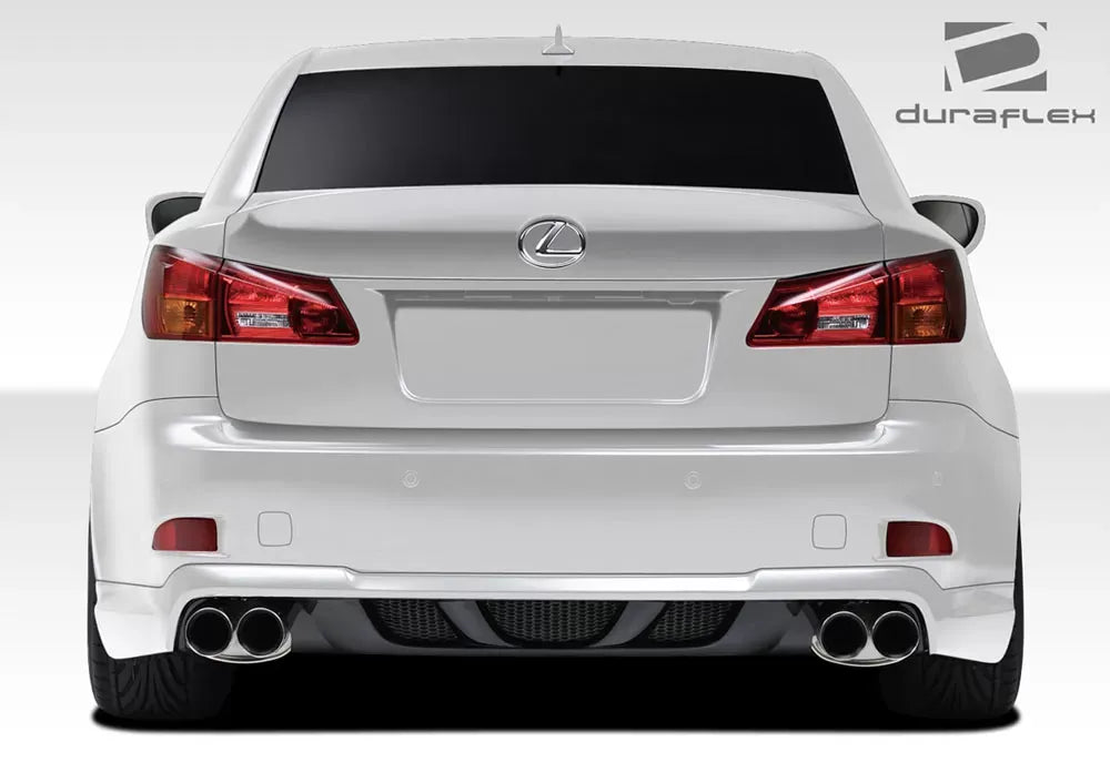 Duraflex W-1 Rear Lip Add On Spoiler Compatible With 2006-2013 Lexus IS - 1 Piece