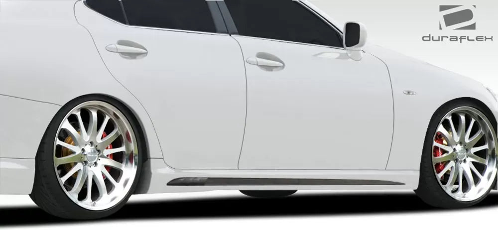 Duraflex W-1 Side Skirts Compatible With 2006-2013 Lexus IS - 2 Piece