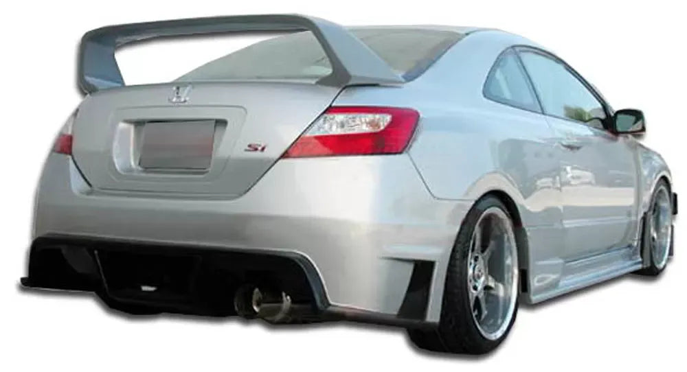 Duraflex GT500 Wide Body Rear Bumper Cover Compatible With 2006-2011 Honda Civic - 1 Piece
