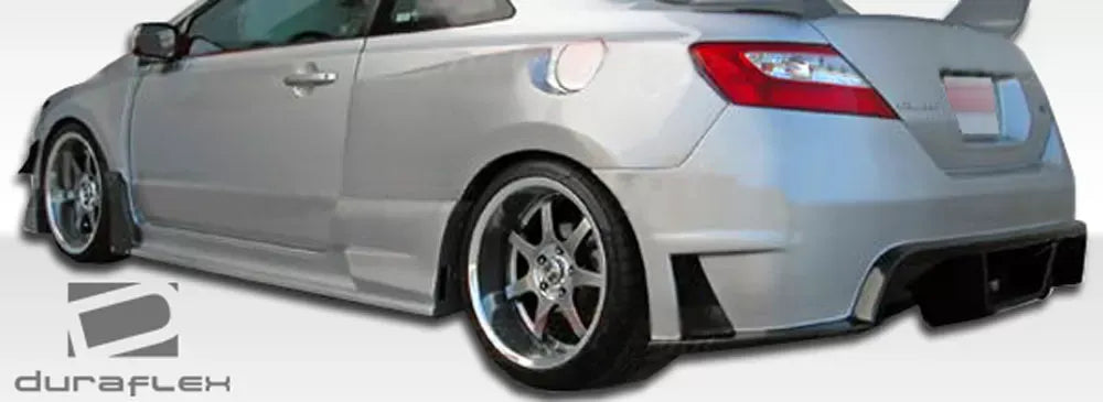 Duraflex GT500 Wide Body Side Skirts Compatible With 2006-2011 Honda Civic - 2 Piece