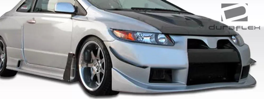 Duraflex GT500 Wide Body Side Skirts Compatible With 2006-2011 Honda Civic - 2 Piece