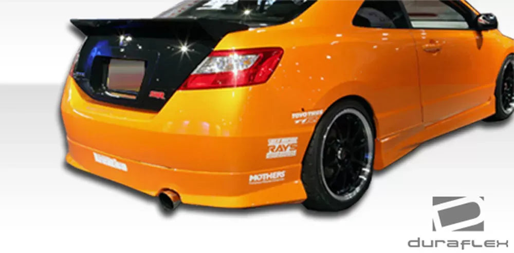 Duraflex Type M Rear Lip Add On Spoiler Compatible With 2006-2011 Honda Civic - 1 Piece