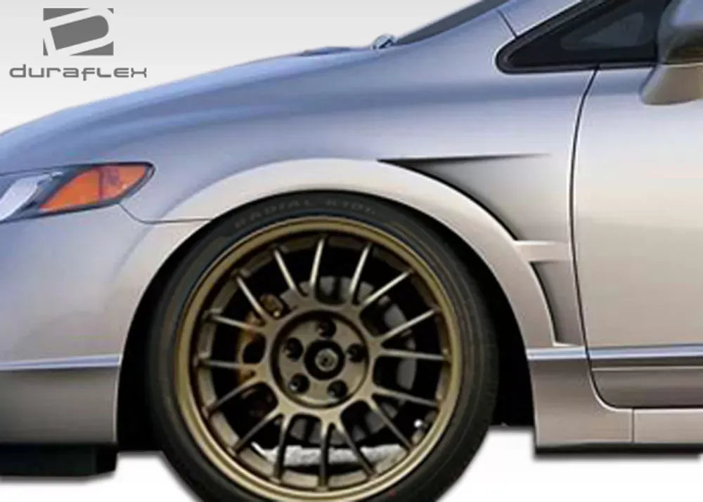 Duraflex GT Concept Fender Compatible With 2006-2011 Honda Civic - 2 Piece