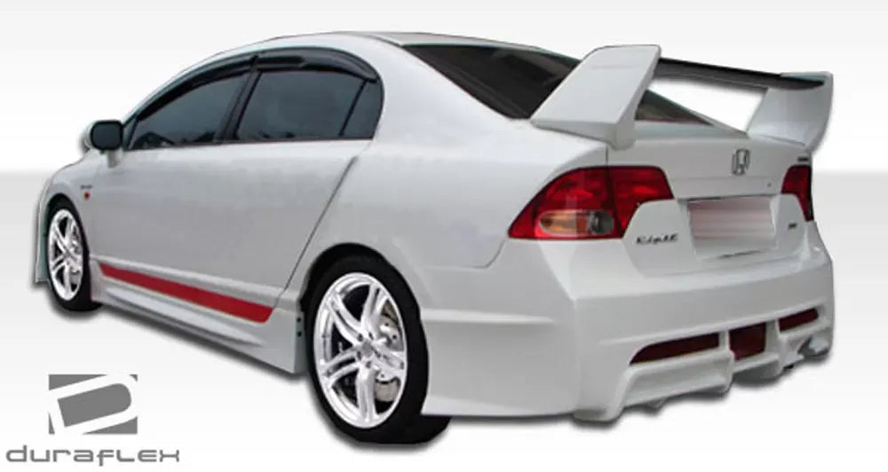 Duraflex R-Spec Side Skirts Compatible With 2006-2011 Honda Civic - 2 Piece