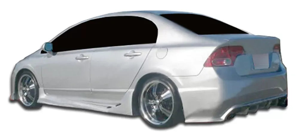 Duraflex I-Spec Rear Bumper Cover Compatible With 2006-2011 Honda Civic - 1 Piece