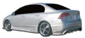 Duraflex I-Spec Rear Bumper Cover Compatible With 2006-2011 Honda Civic - 1 Piece