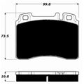 Porterfield Brake Pads for 1992 MERCEDES-BENZ 500SL