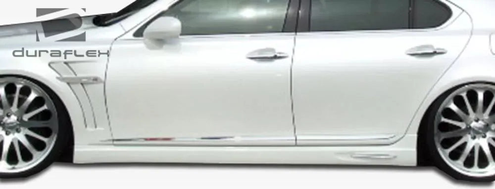 Duraflex W-1 Side Skirts Compatible With 2007-2012 Lexus LS - Lexus - 2 Piece