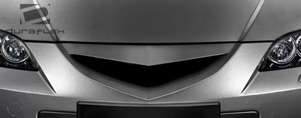 Duraflex Open Mouth Grille Compatible With 2004-2009 Mazda 3 - 1 Piece