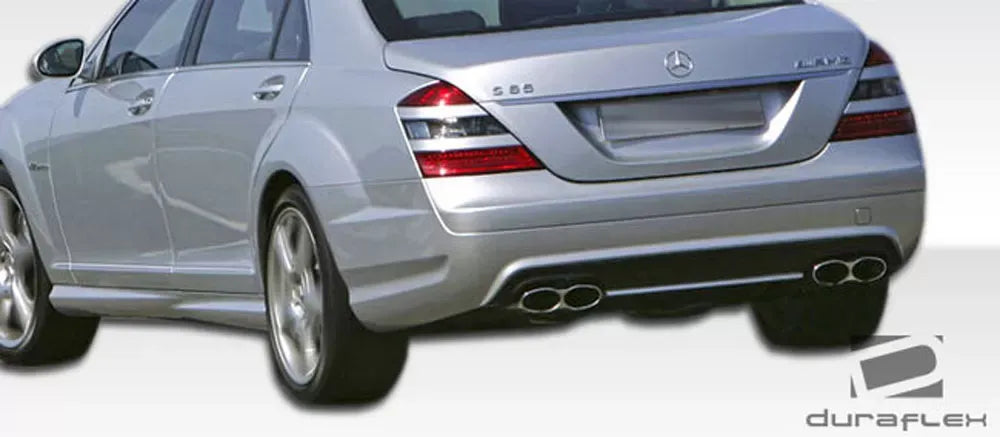 Duraflex S65 Look Rear Bumper Cover Compatible With 2007-2009 Mercedes S Class - 1 Piece