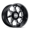 Cali Off-Road 9111 Sevenfold 20x12 / 6x135 BP / -51mm Offset / 87.1mm Hub Gloss Black Milled Wheel 9111-2236BM