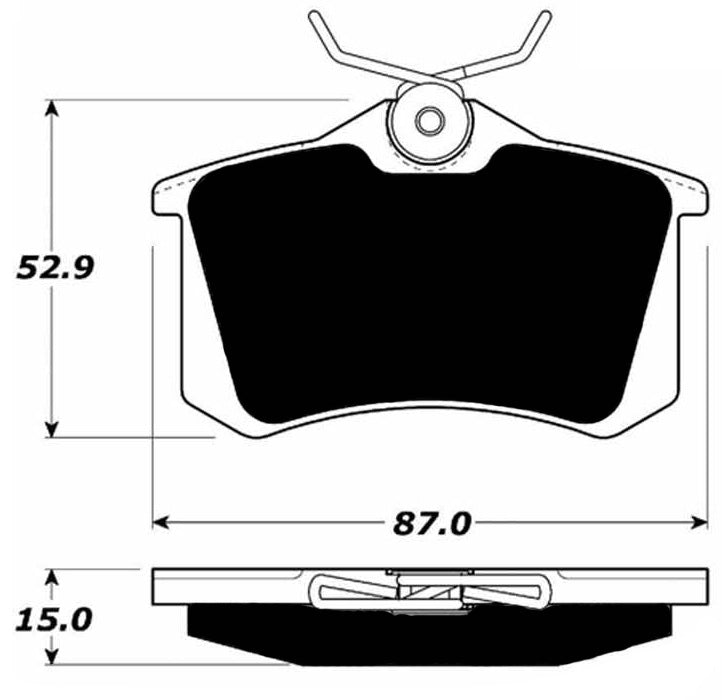 Porterfield Brake Pads for 2003 AUDI TT Quattro - 180HP 1.8L