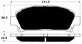 Porterfield Brake Pads for 1992 TOYOTA MR 2 Turbo