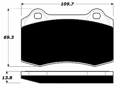 Porterfield Brake Pads for 2007 DODGE CHARGER SUPER BEE SRT-8