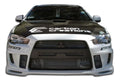 Duraflex GT Concept Front Bumper Cover Compatible With 2008-2015 Mitsubishi Evolution - 1 Piece