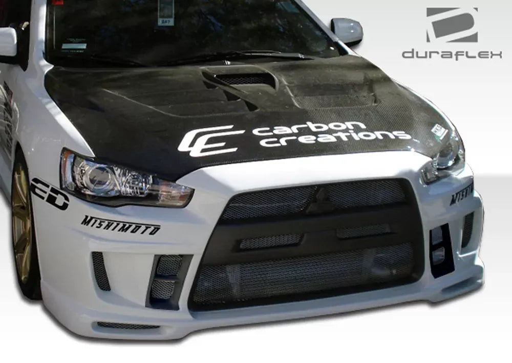 Duraflex GT Concept Front Bumper Cover Compatible With 2008-2015 Mitsubishi Evolution - 1 Piece