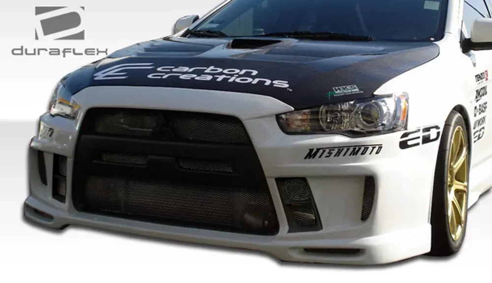 Duraflex GT Concept Front Bumper Cover Compatible With 2008-2015 Mitsubishi Evolution - 1 Piece