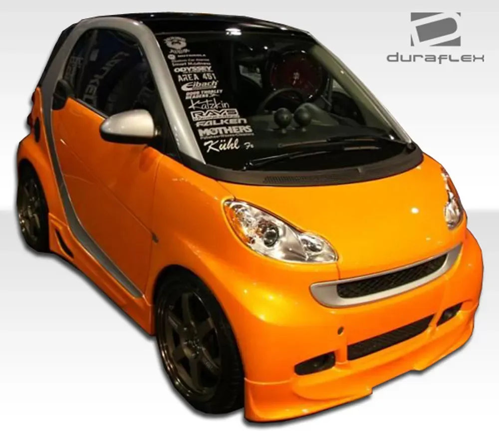 Duraflex FX Side Skirts Compatible With 2008-2016 Smart ForTwo - 2 Piece