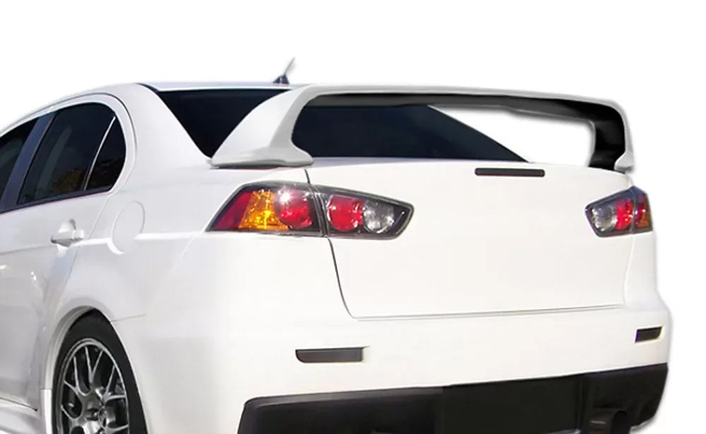 Duraflex Evo X Look Wing Spoiler Compatible With 2008-2017 Mitsubishi Lancer - 1 Piece