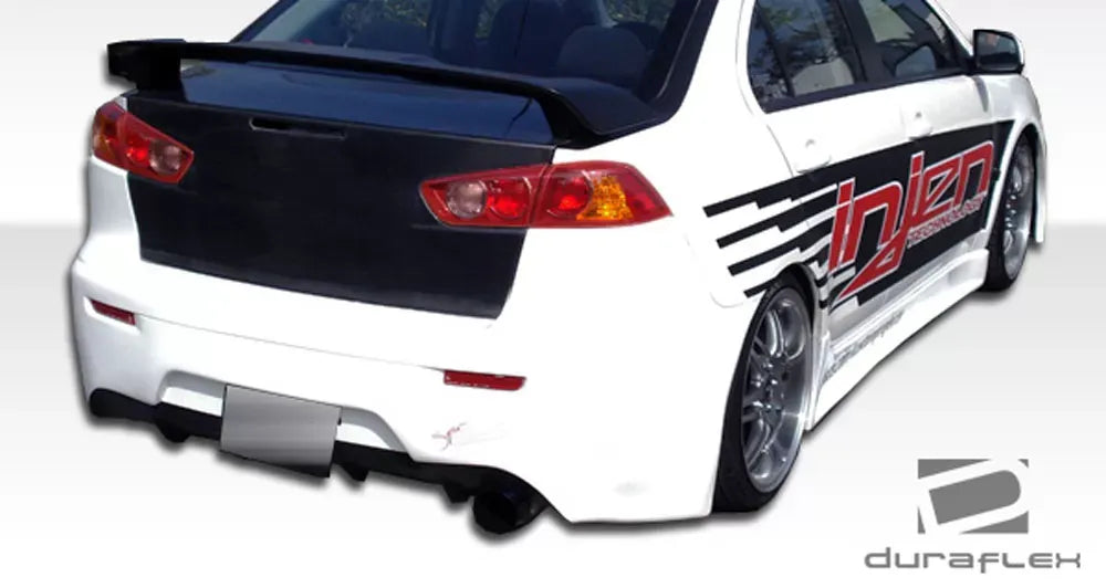 Duraflex GT Concept Rear Bumper Cover Compatible With 2008-2017 Mitsubishi Lancer - 1 Piece
