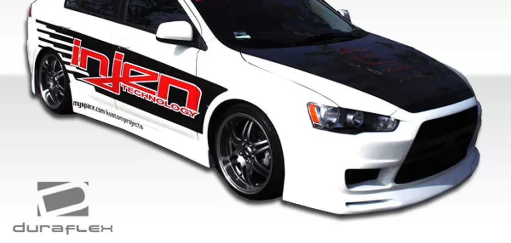 Duraflex GT Concept Side Skirts Compatible With 2008-2017 Mitsubishi Lancer - 2 Piece