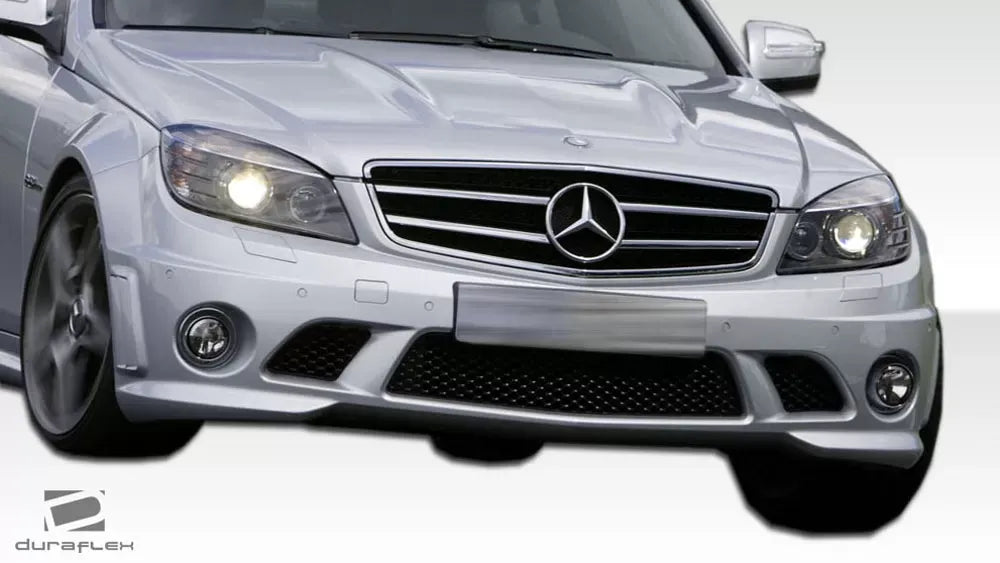 Duraflex C63 Look Front Bumper Cover Compatible With 2008-2011 Mercedes C Class - 1 Piece