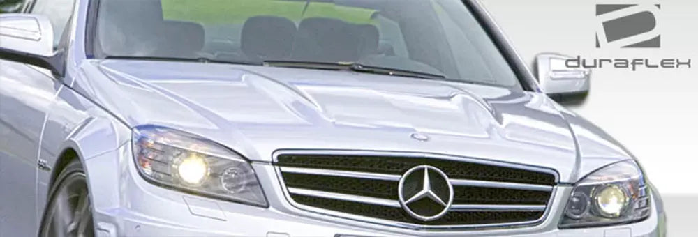 Duraflex C63 Look Hood Compatible With 2008-2011 Mercedes C Class - 1 Piece