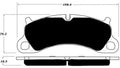 Porterfield Brake Pads for 2015 PORSCHE 911 GTS w/Iron Discs
