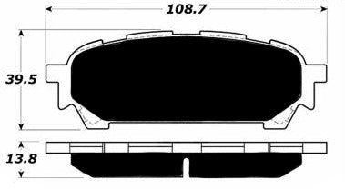 Porterfield Brake Pads for 2006 SUBARU FORESTER 2.5XT Turbo