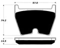 Porterfield Brake Pads for 2003 AUDI RS6