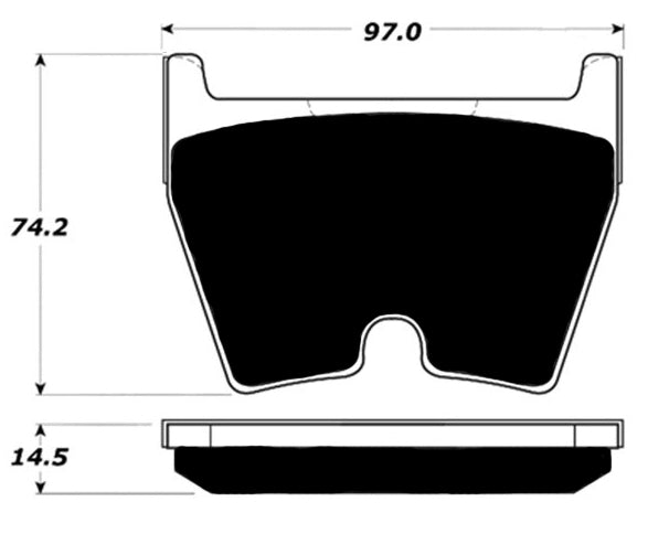 Porterfield Brake Pads for 2014 AUDI RS5 -w/Rear Smooth Edge Disc