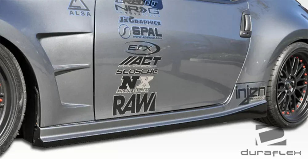 Duraflex N-1 Side Skirts Compatible With 2009-2020 Nissan 370Z - 2 Piece