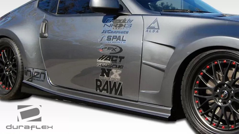 Duraflex N-1 Side Skirts Compatible With 2009-2020 Nissan 370Z - 2 Piece