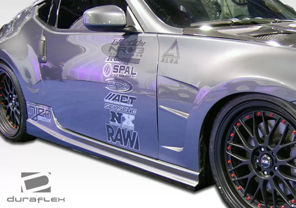 Duraflex N-1 Side Skirts Compatible With 2009-2020 Nissan 370Z - 2 Piece