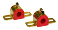 Prothane Universal 90 Deg Greasable Sway Bar Bushings - 13/16in - Type B Bracket - Red
