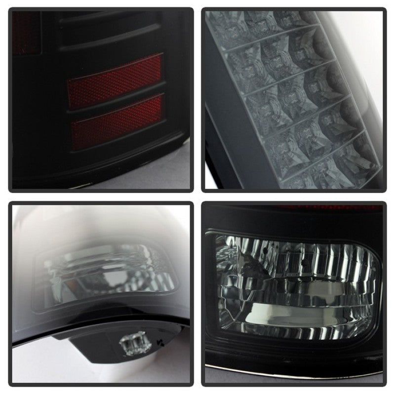 Spyder Dodge Ram 1500 09-14 LED Tail Lights Incandescent- Blk Smke ALT-YD-DRAM09-LED-BSM 5078124