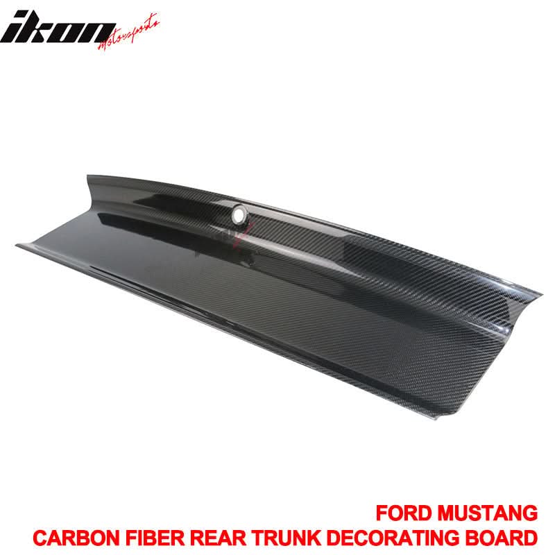 2015-2023 Ford Mustang Vintage Rear Trunk Lid Cover Panel Carbon Fiber