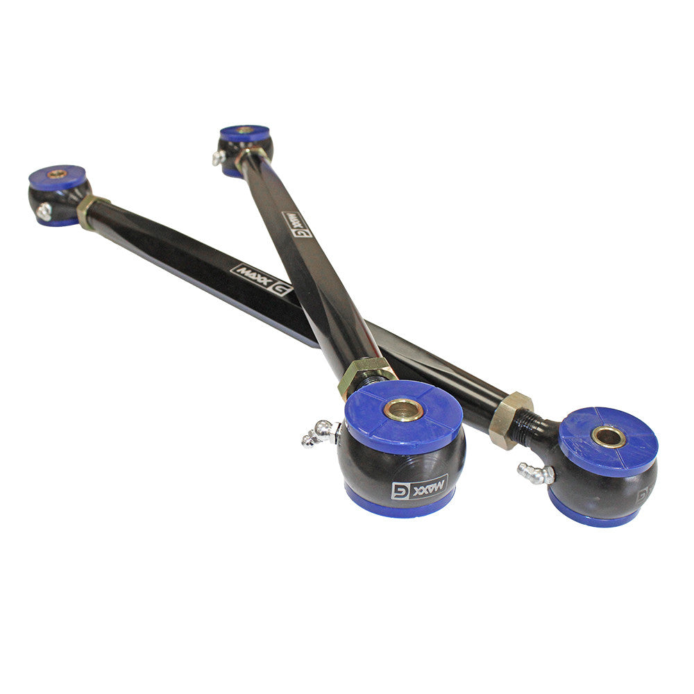 MAXX-G Adjustable Camber Links | Billet housing and high durometer urethane bushings | 2 Link Kit