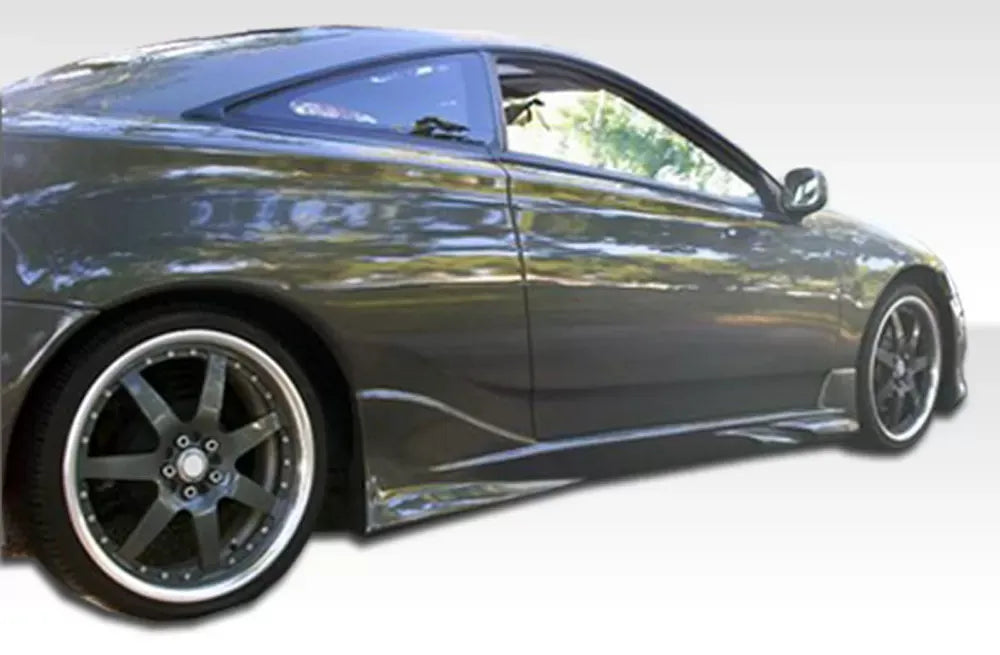 Duraflex Vader Side Skirts Compatible With 2000-2005 Toyota Celica - 2 Piece