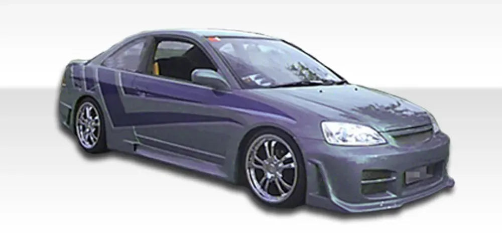Duraflex R34 Side Skirts Compatible With 2001-2005 Honda Civic 2DR - 2 Piece