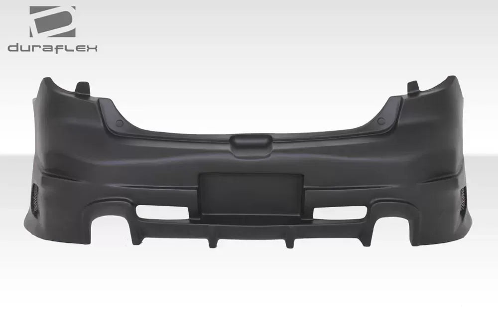 Duraflex Raven Rear Bumper Cover Compatible With 2004-2009 Mazda 3 - 1 Piece