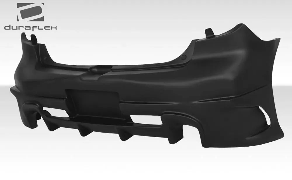 Duraflex Raven Rear Bumper Cover Compatible With 2004-2009 Mazda 3 - 1 Piece