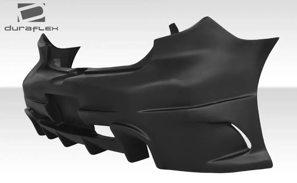 Duraflex Raven Rear Bumper Cover Compatible With 2004-2009 Mazda 3 - 1 Piece