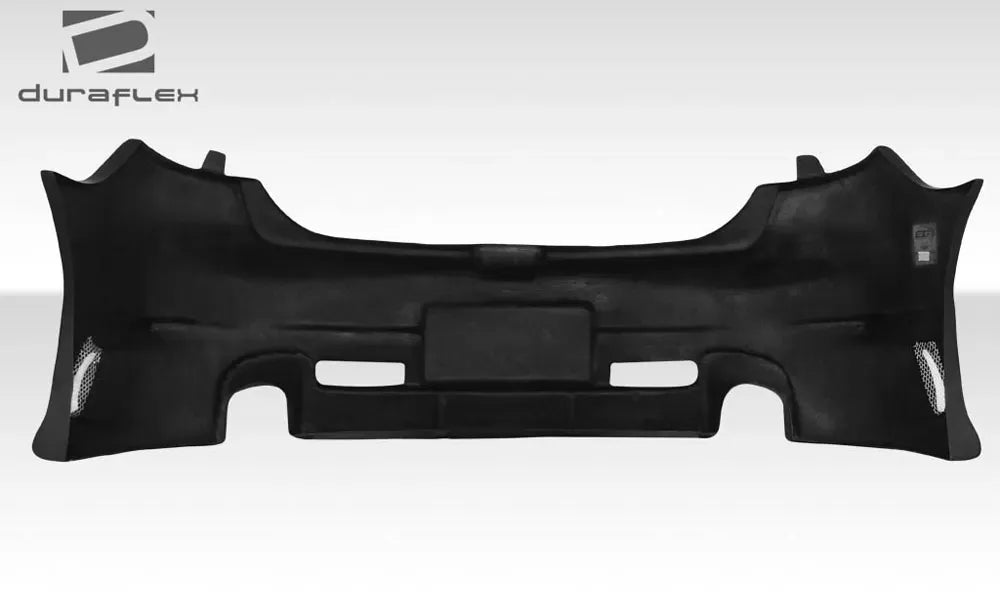Duraflex Raven Rear Bumper Cover Compatible With 2004-2009 Mazda 3 - 1 Piece