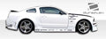Duraflex Circuit Wide Body Rear Fender Flares Compatible With 2005-2009 Ford Mustang - 2 Piece