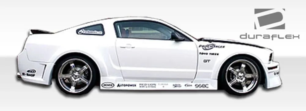 Duraflex Circuit Wide Body Rear Fender Flares Compatible With 2005-2009 Ford Mustang - 2 Piece