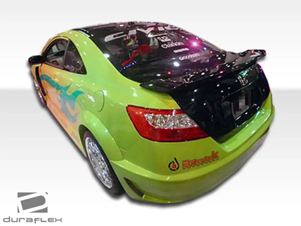 Duraflex Circuit Wide Body Rear Fender Flares Compatible With 2006-2011 Honda Civic - 2 Piece