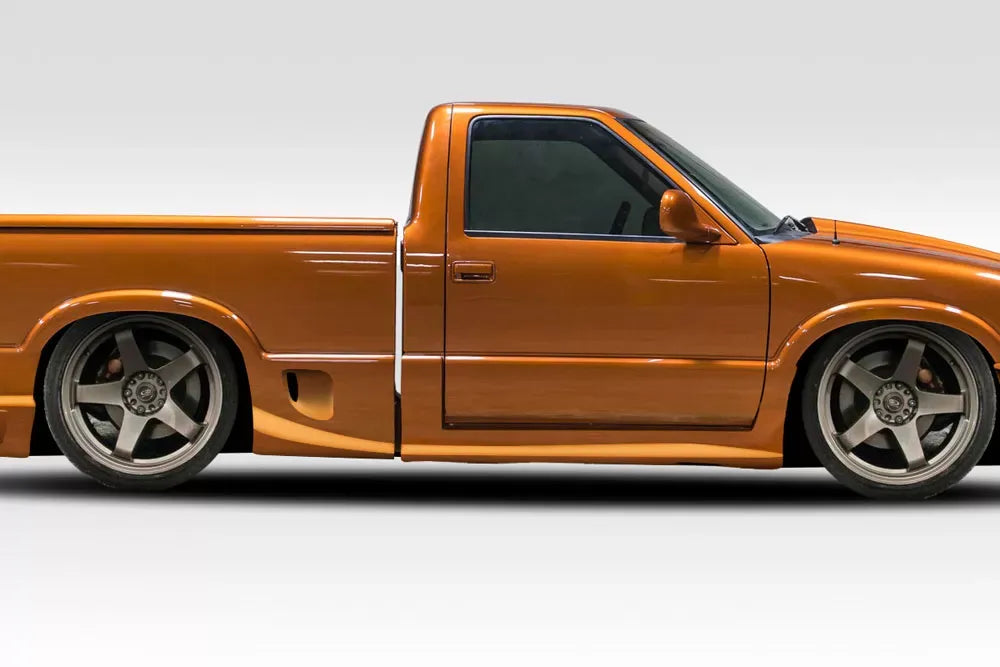 Duraflex Drifter Side Skirts Compatible With 1994-2004 Chevrolet S-10 - 4 Piece