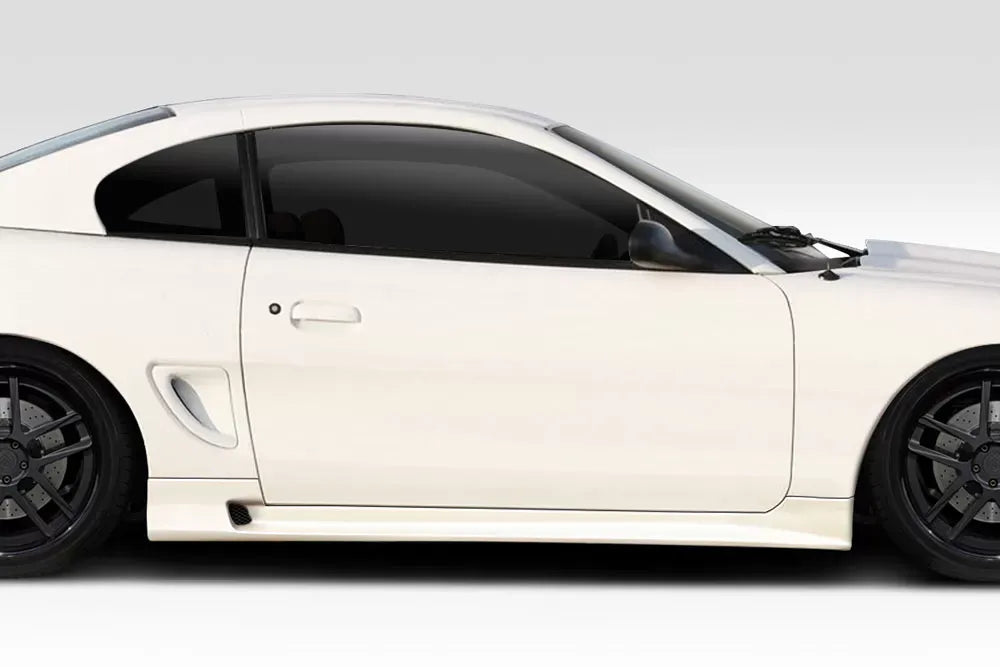Duraflex Colt 2 Side Skirts Compatible With 1994-1998 Ford Mustang - 2 Piece