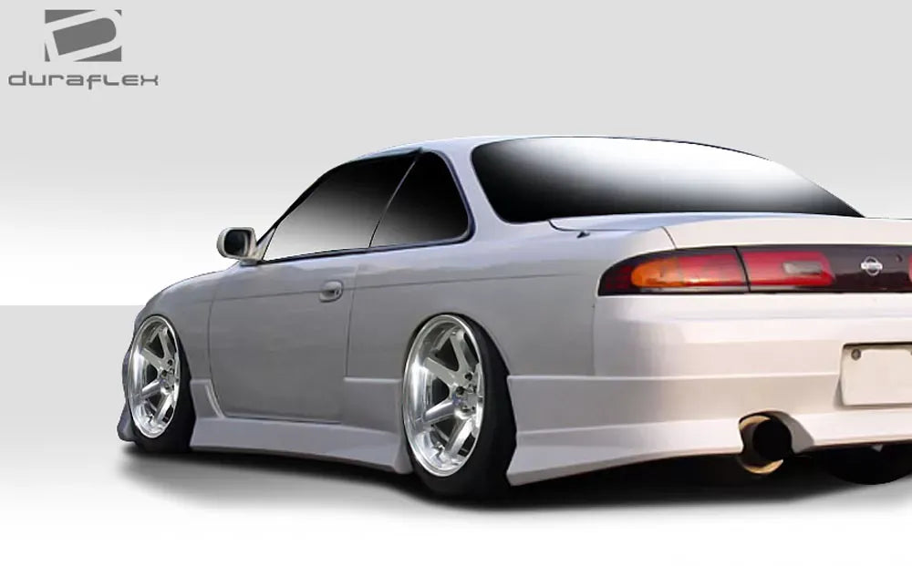 Duraflex Type U Side Skirts Compatible With 1995-1998 Nissan 240SX - 2 Piece